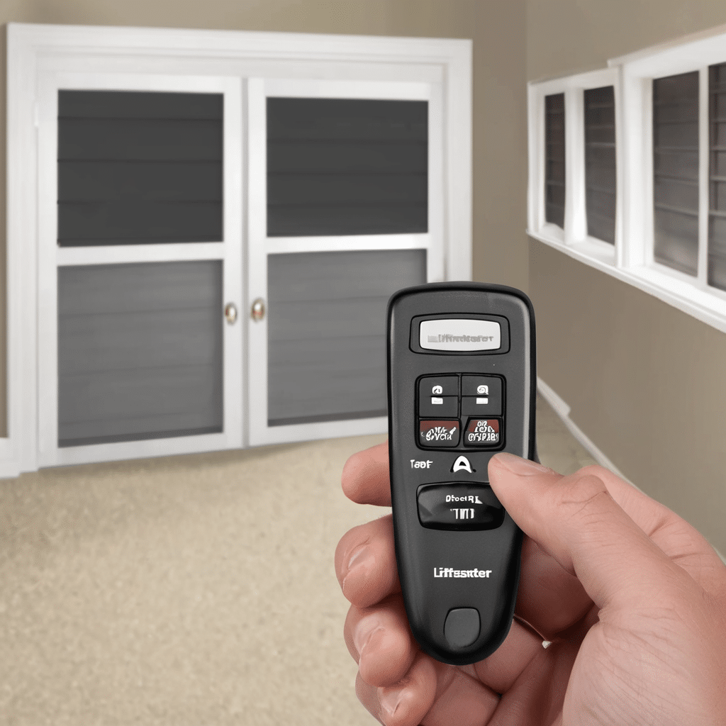 Troubleshooting Your LiftMaster Garage Door Opener Remote