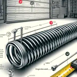 how to measure garage door springs