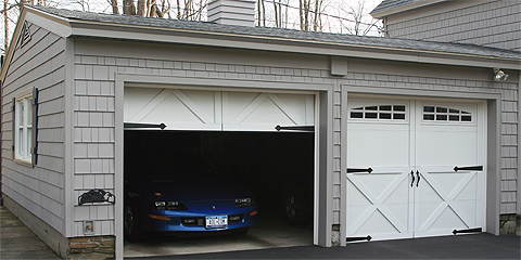 how wide is a standard garage door