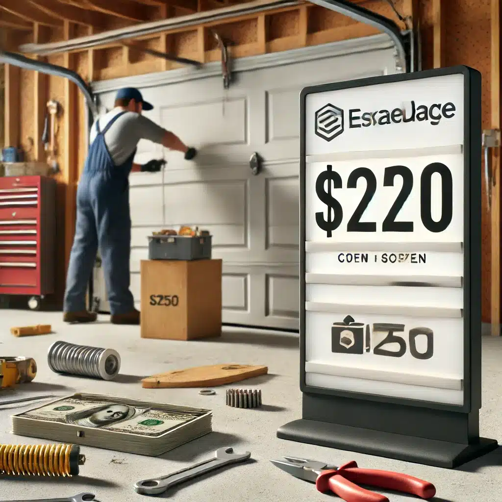 how much does it cost to fix a garage door