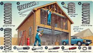 how to install garage door springs