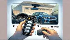 how to program subaru garage door opener