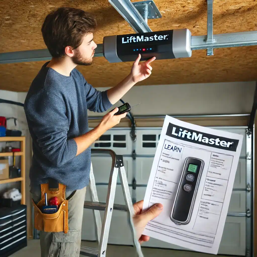 how to reprogram liftmaster garage door opener