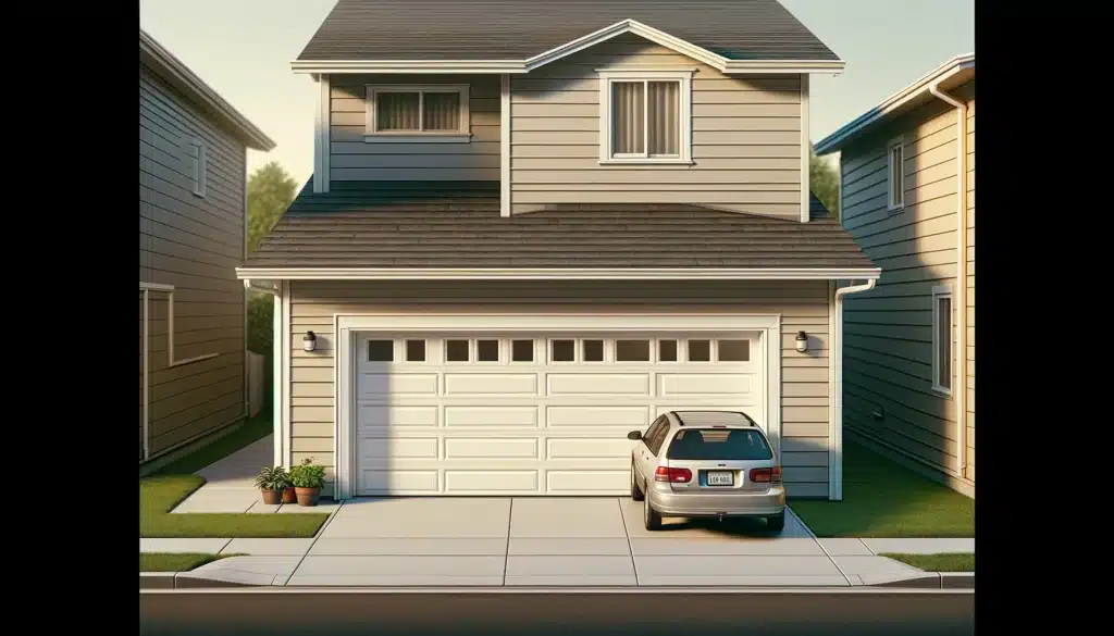 how wide is a standard garage door