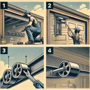 how to replace garage door rollers