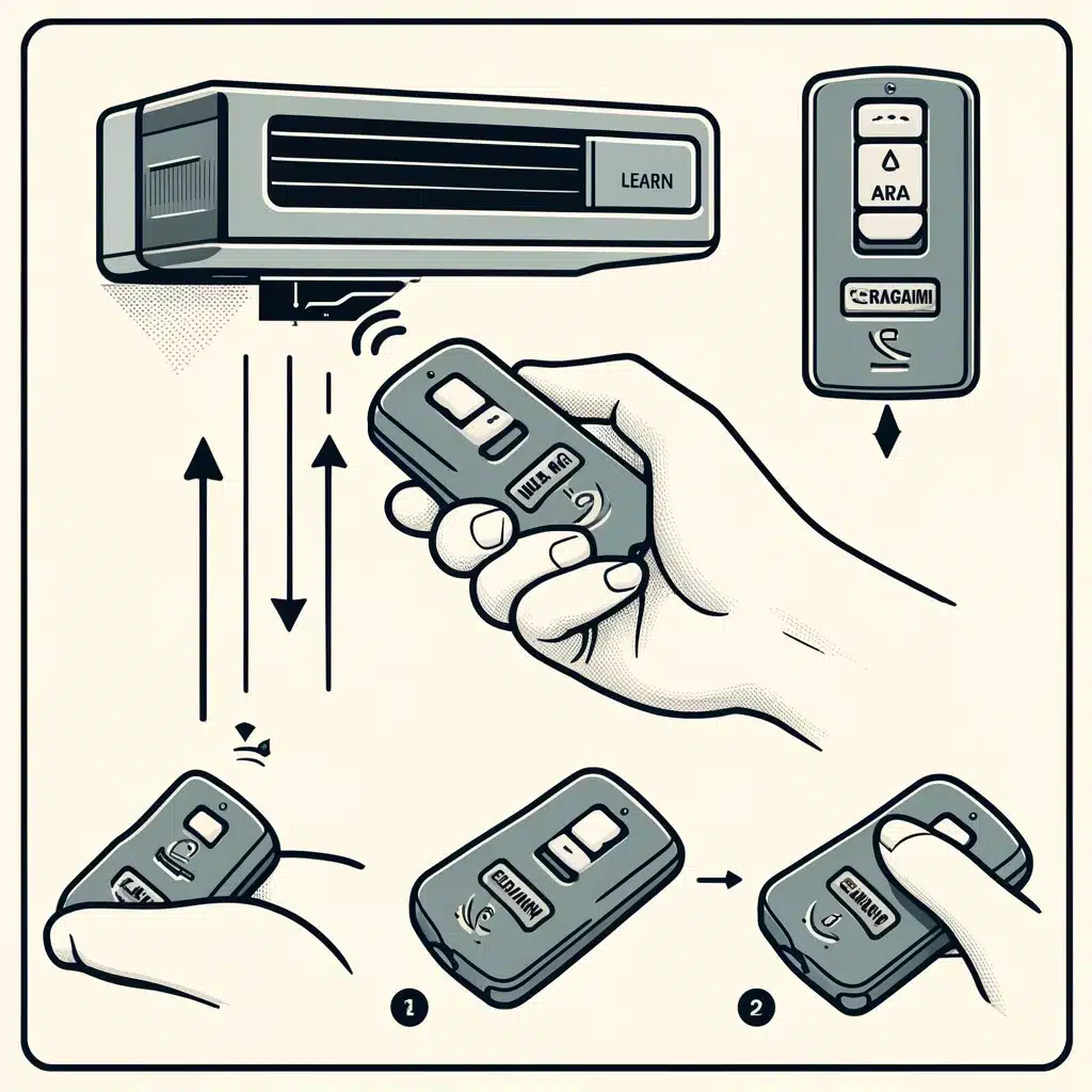 how to sync remote to garage door